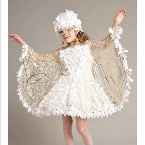 Chasing Fireflies Snow Owl Costume- EUC size 8